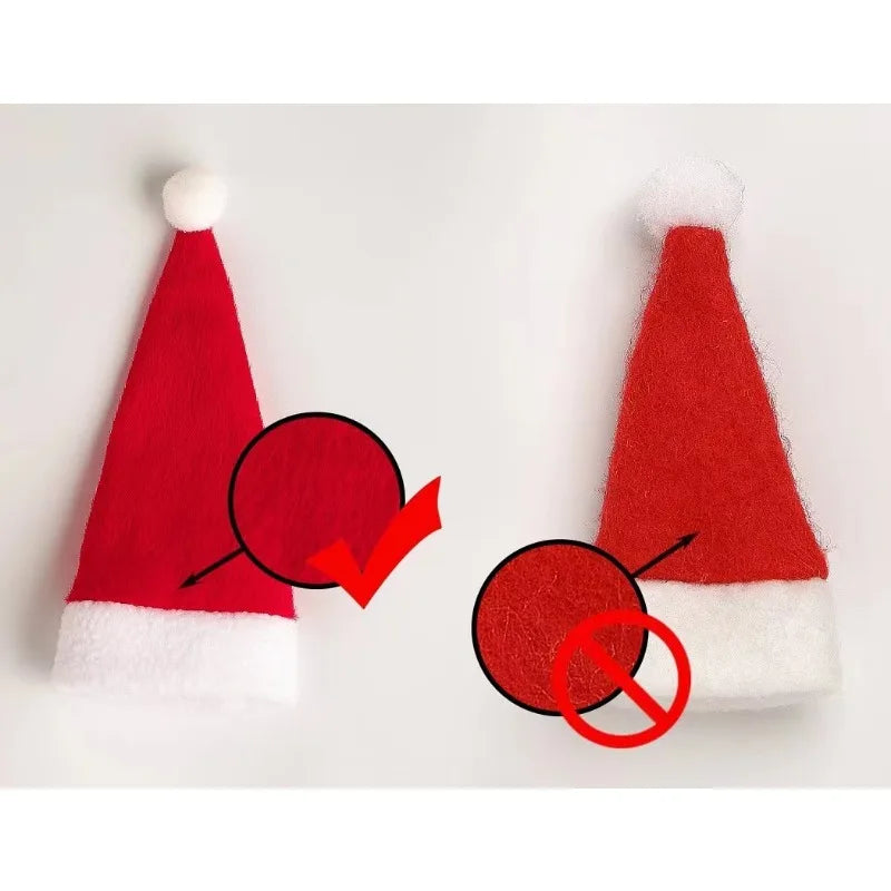 Merry Christmas Christmas Tableware Bag Holder Christmas Hat Fork Knife Cutlery Bag Christmas Decorations for Home