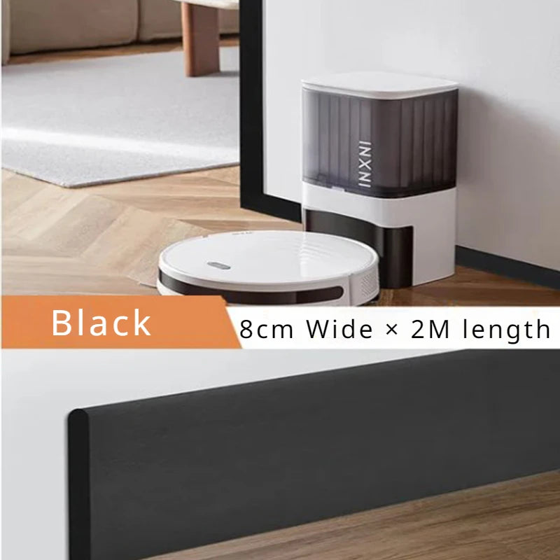 2M Waterproof enclosure Self adhesive Skirting Line 3D Wall Sticker Thickened Anti-collision Decoration Kid's Corner Line