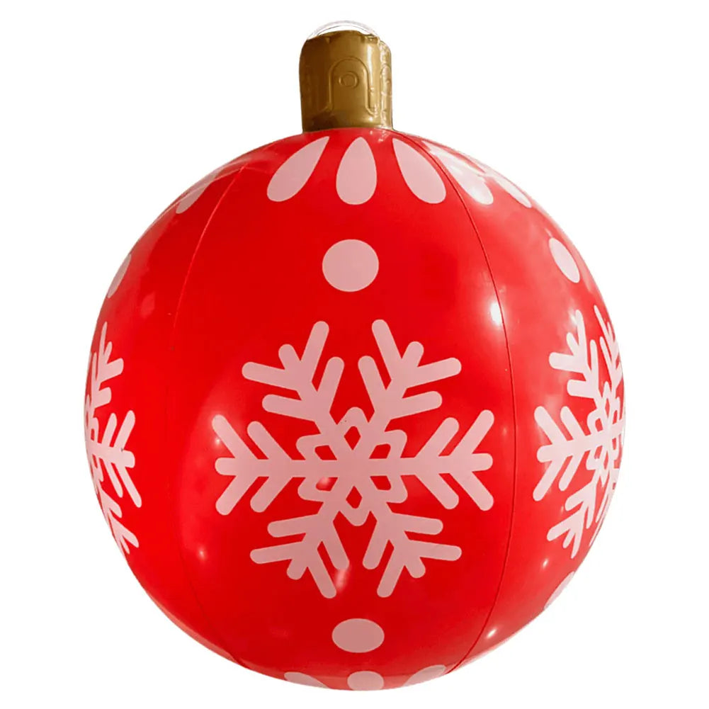 24 Inch PVC Inflatable Christmas Ball Outdoor Christmas Decorations New Years Christmas Ornaments Christmas Decorations Ball